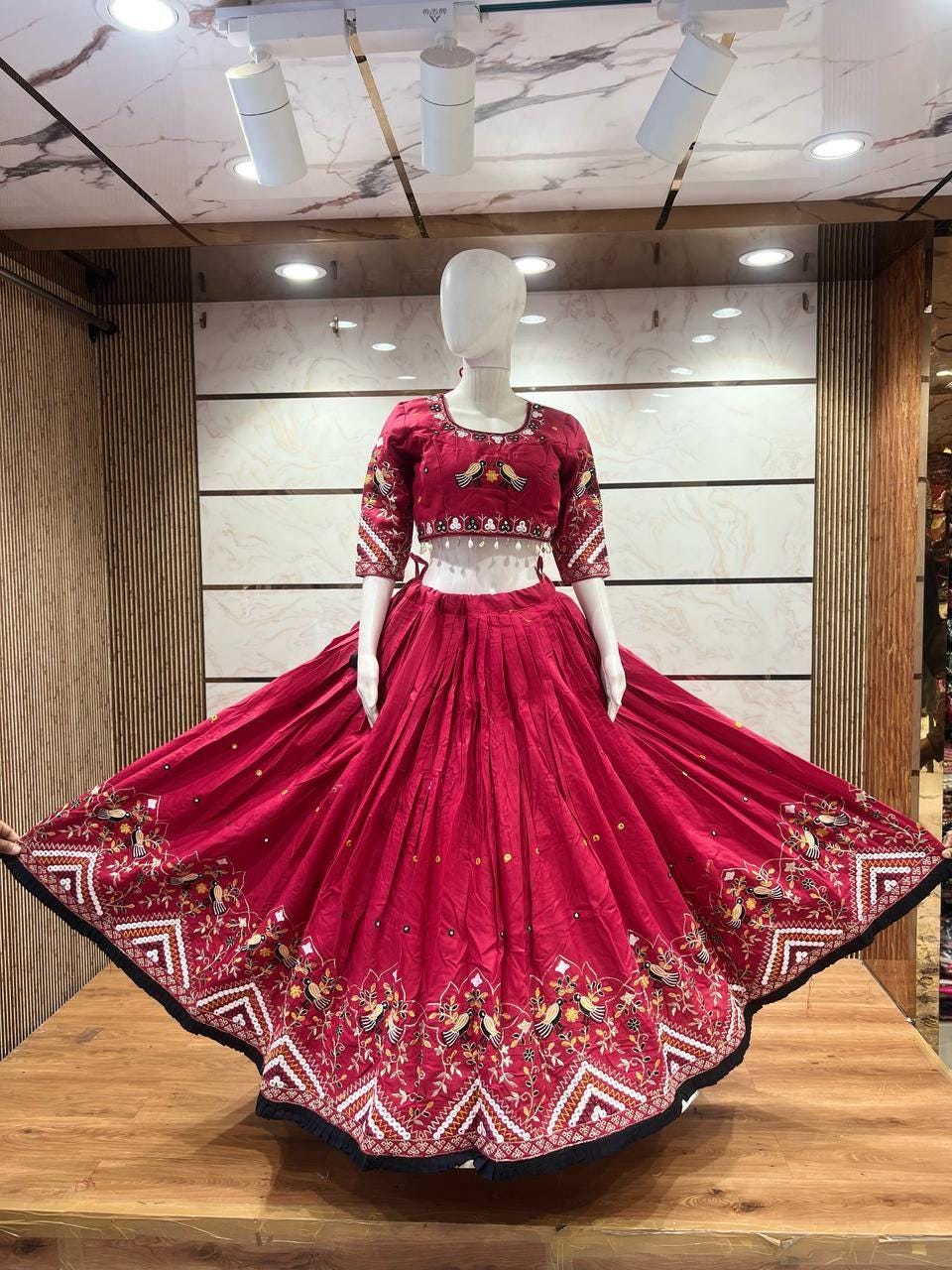 Double Mor With Pure Jam Sharti Cotton  With Patching Work Dupatta With Designer Blouse