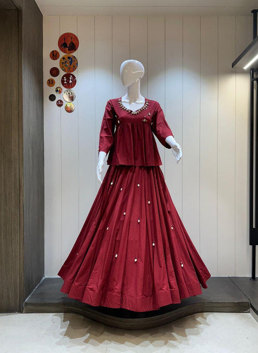 Pure Georgette Fabric Black Chaniya Choli for Navratri Patola Lehenga