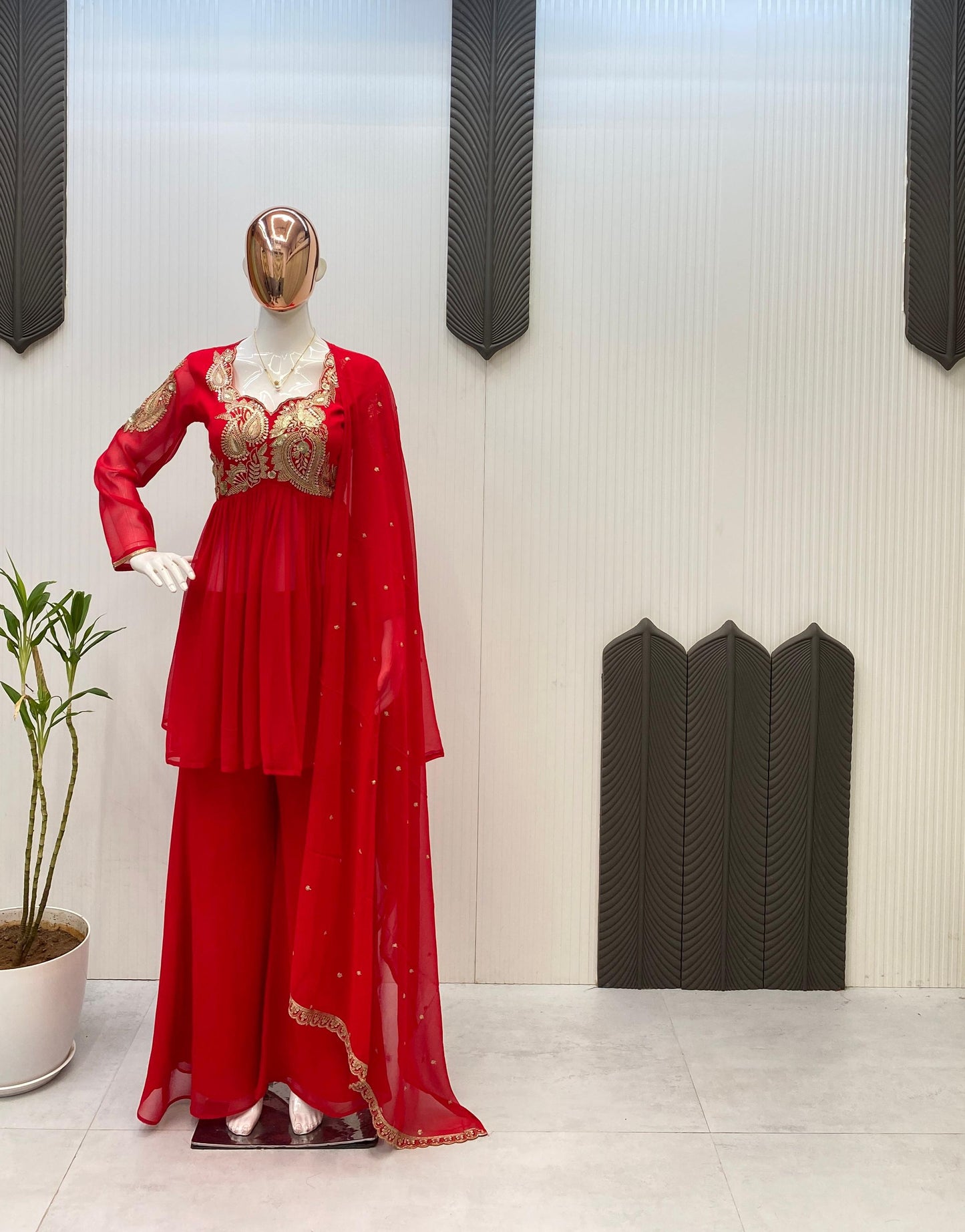 GEORGETTE With SEQUENCE EMBROIDERY WORK Salwar Kameez