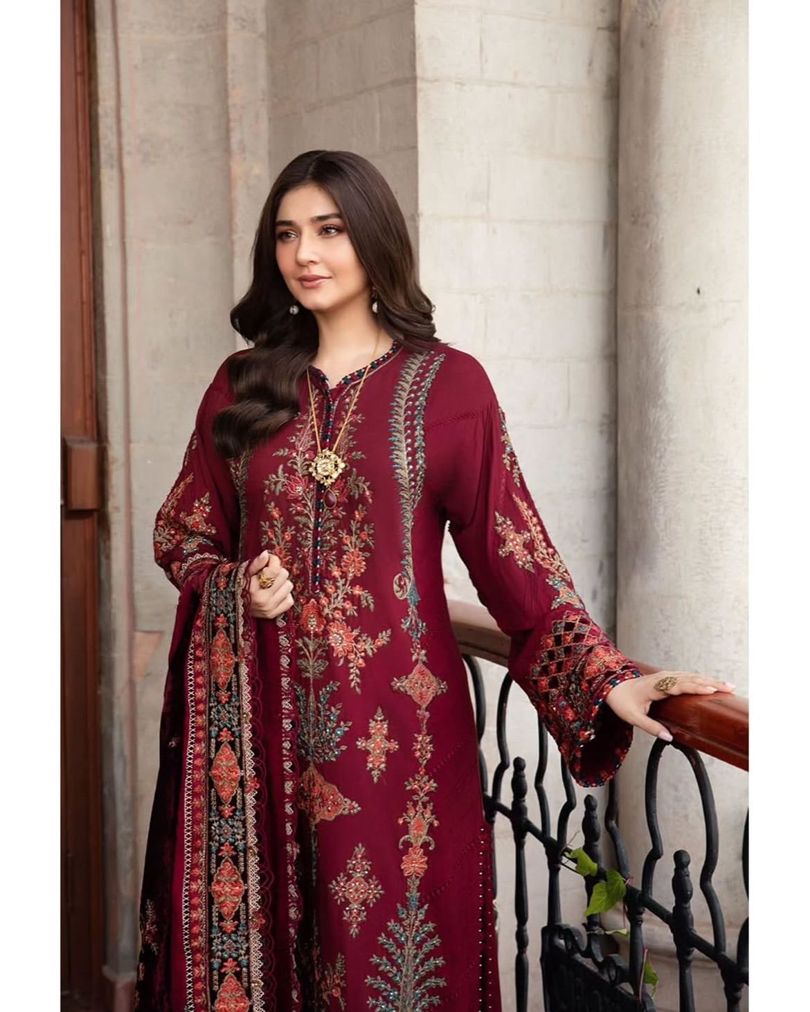 Heavy ROMAN SILK With SEQUENCE EMBROIDERY WORK Salwar Kameez Is Perfect For Party Wear