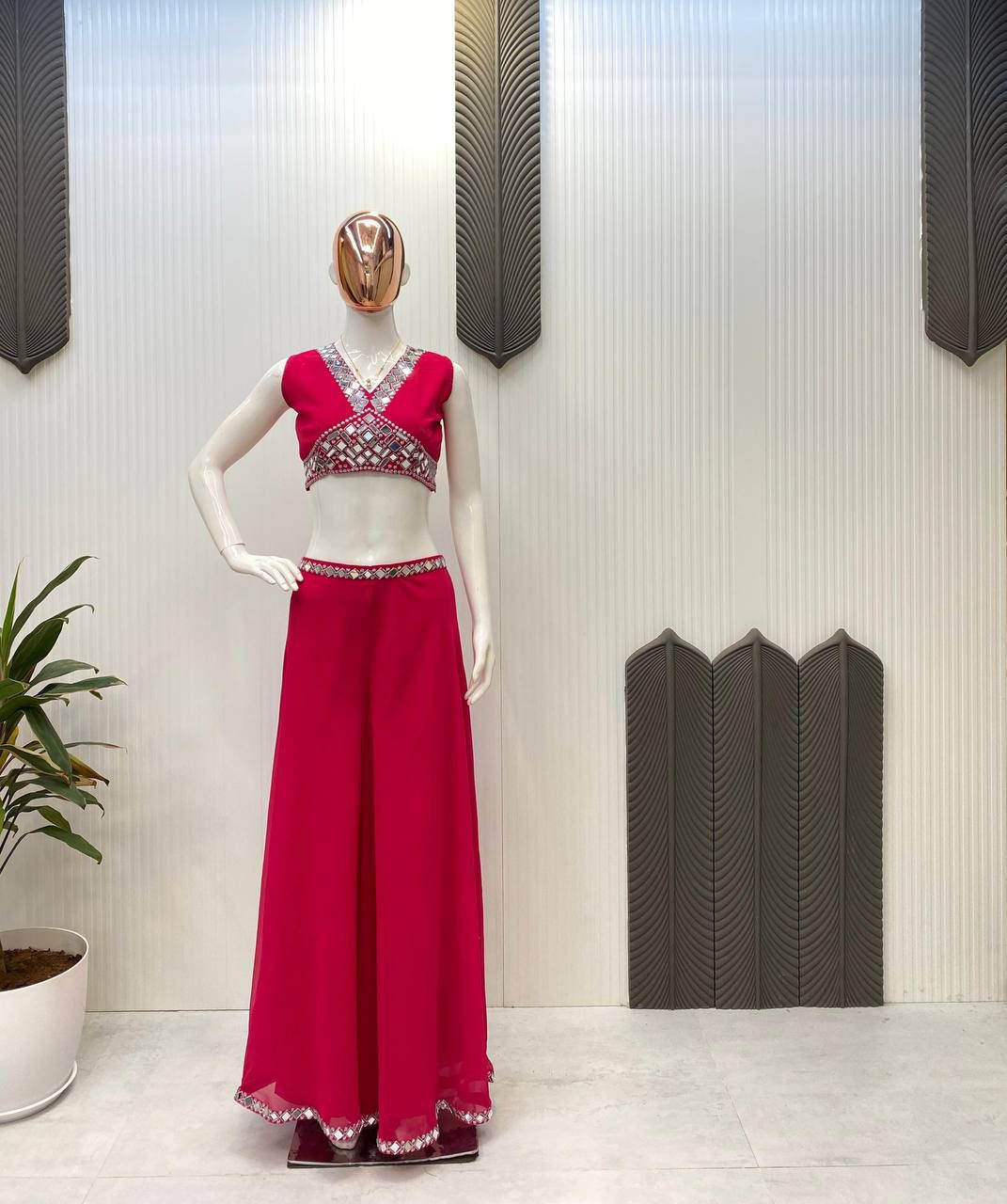 New Three Piece Western Outfit For Trendy Wedding Season