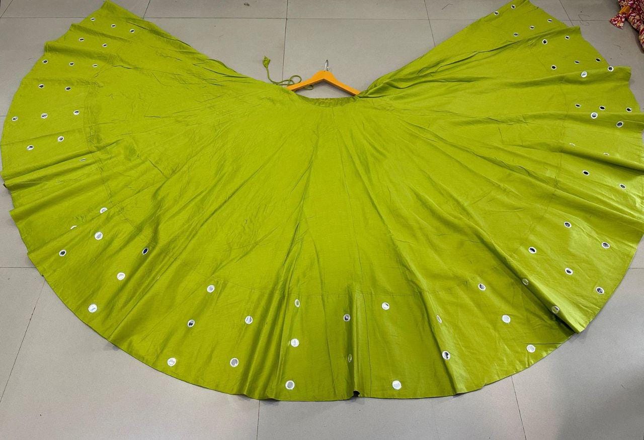 Designer Chaniya Choli for Navratri Patola Lehenga Festival outfit Gamthi Work Garba Night