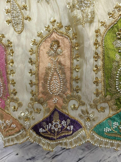 Designer Chaniya Choli for Navratri Patola Lehenga Festival outfit Gamthi Work Garba Night