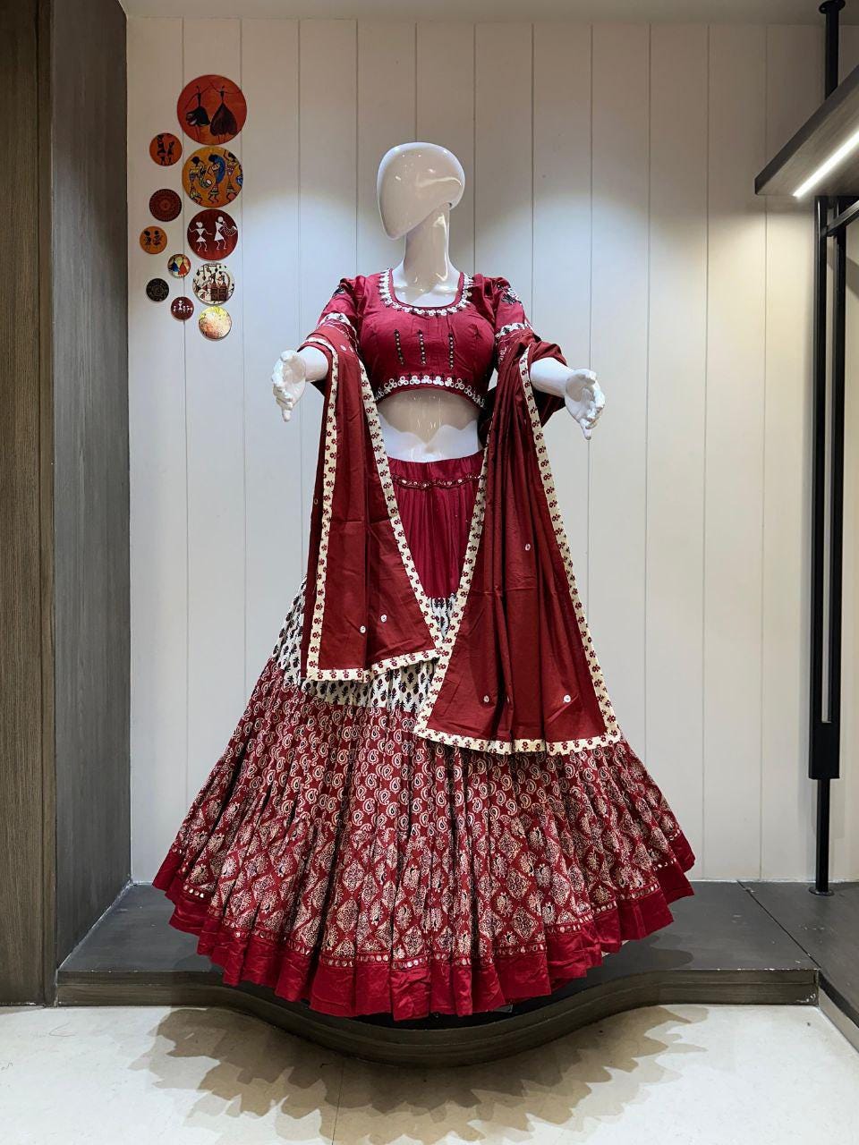 Heavy Jaam Cotton Fabric And Camric Cotton Fabric Black Designer Chaniya Choli