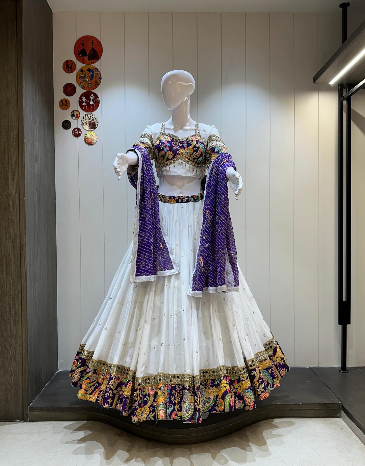 Pure Roman Silk Chaniya Choli With Sequance Work Lehenga Choli