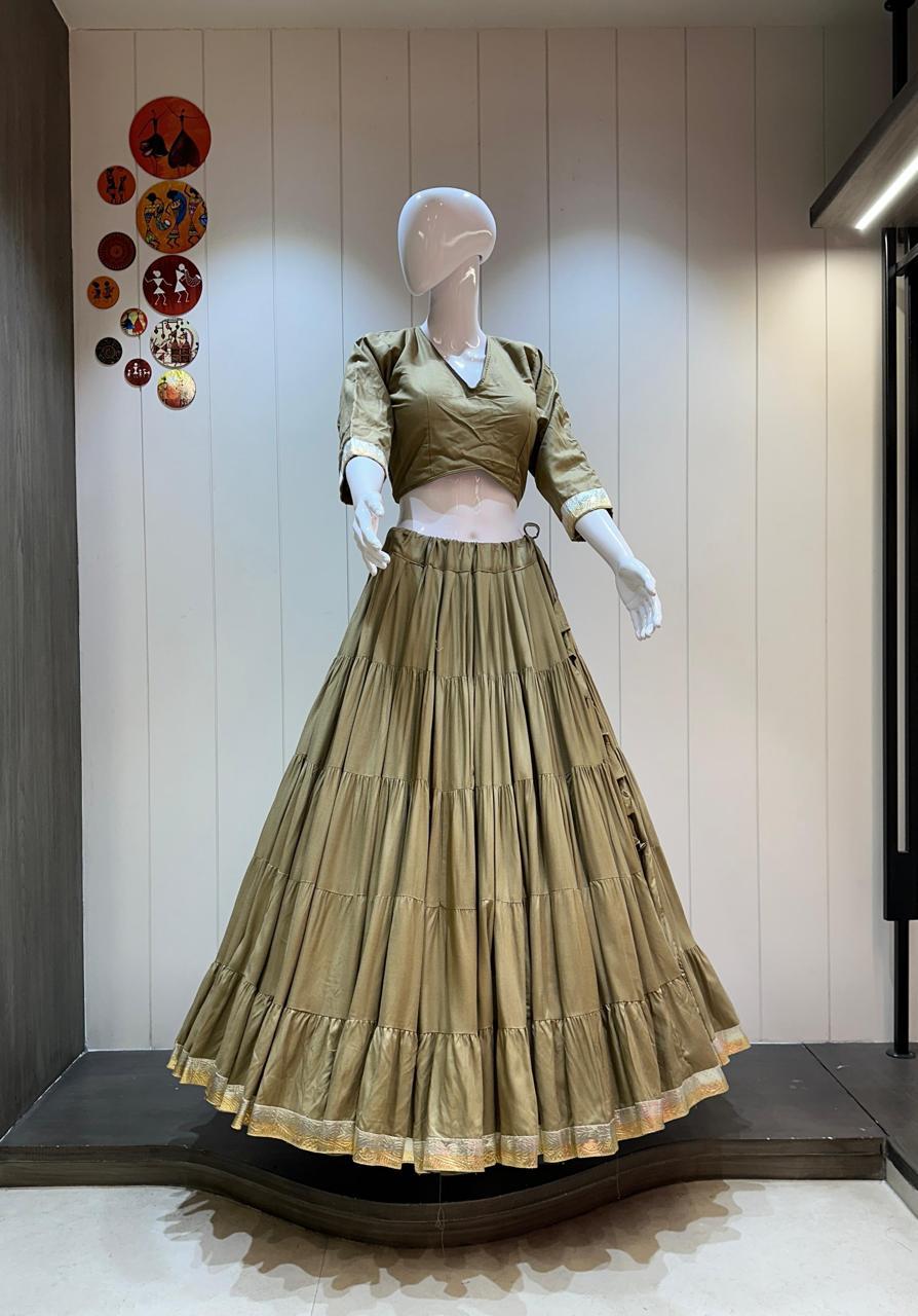 Ethnic Women Pure Rayon Cotton Lehenga Sets 👜