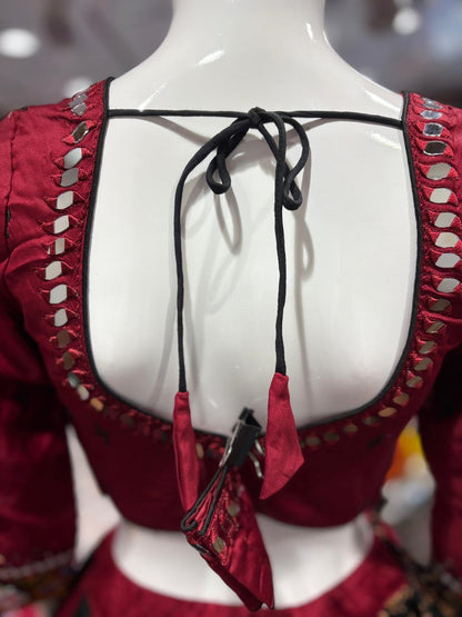 Pure Kalam Kari Cotton Chaniya Choli for Navratri Patola Lehenga Festival outfit Gamthi Work Garba Night