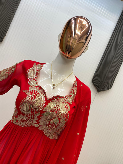 GEORGETTE With SEQUENCE EMBROIDERY WORK Salwar Kameez