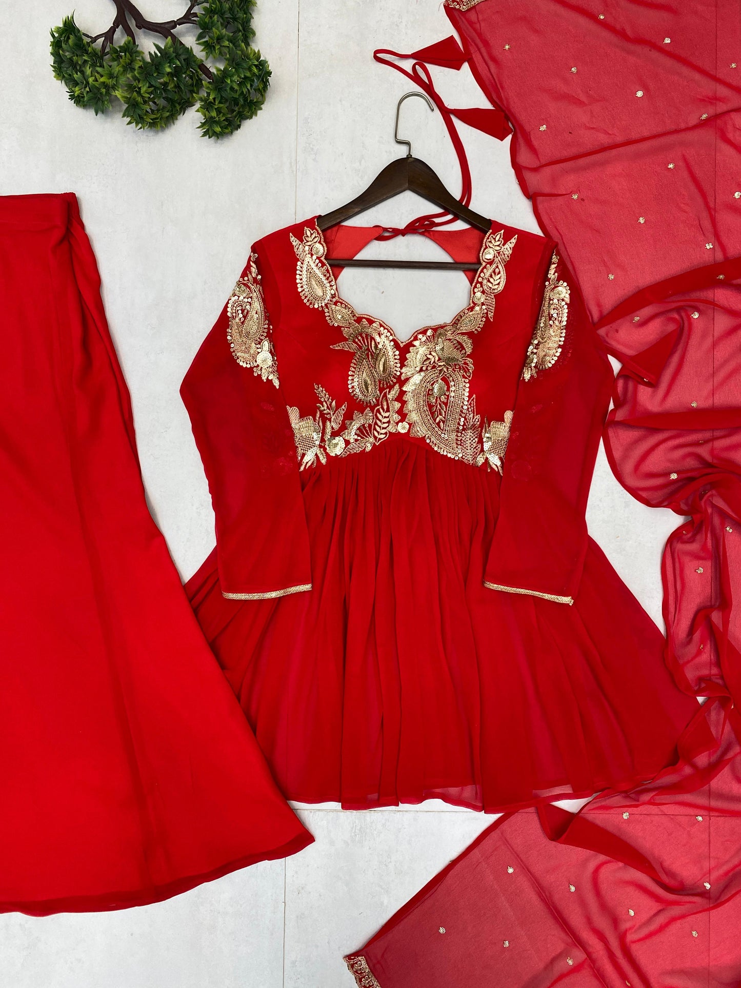 GEORGETTE With SEQUENCE EMBROIDERY WORK Salwar Kameez