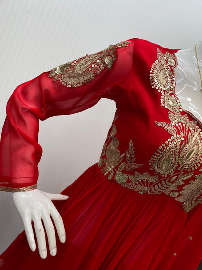 GEORGETTE With SEQUENCE EMBROIDERY WORK Salwar Kameez