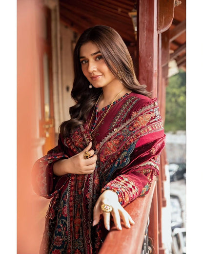 Heavy ROMAN SILK With SEQUENCE EMBROIDERY WORK Salwar Kameez Is Perfect For Party Wear