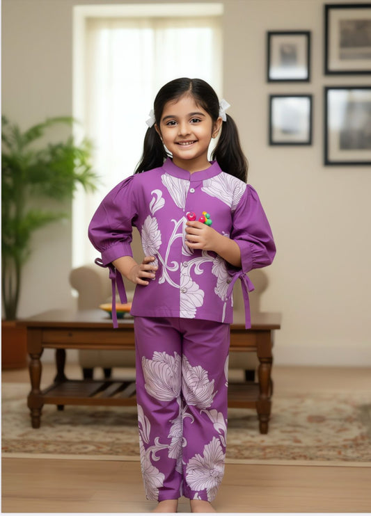 Beautiful Exclusive Kurta with A Pent Girls Chikankari kurti with Salwar/Girls