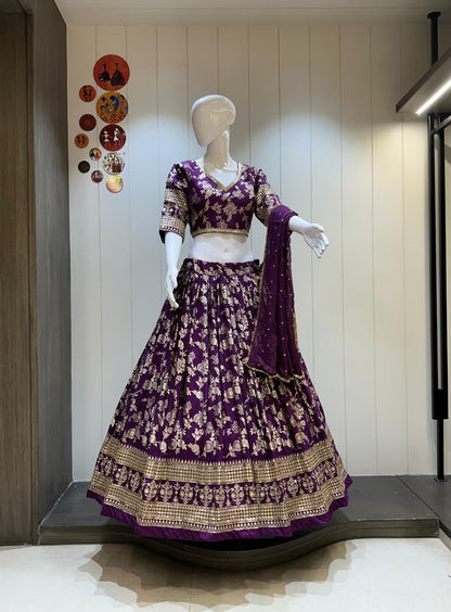 Pure Dolla Silk Viving Work Fabric And Canvas Work Lehenga Choli