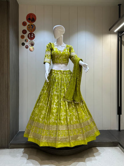 Pure Dolla Silk Viving Work Fabric And Canvas Work Lehenga Choli