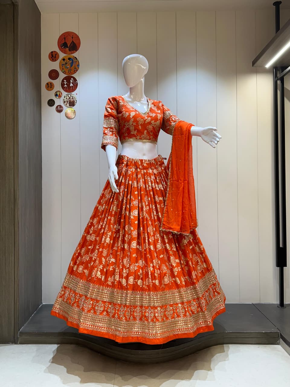 Pure Dolla Silk Viving Work Fabric And Canvas Work Lehenga Choli