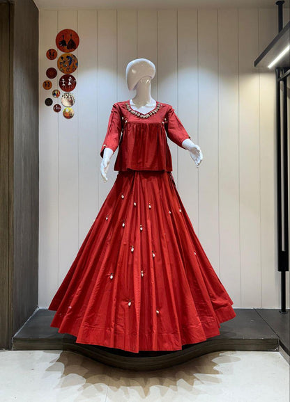 Pure Georgette Fabric Black Chaniya Choli for Navratri Patola Lehenga