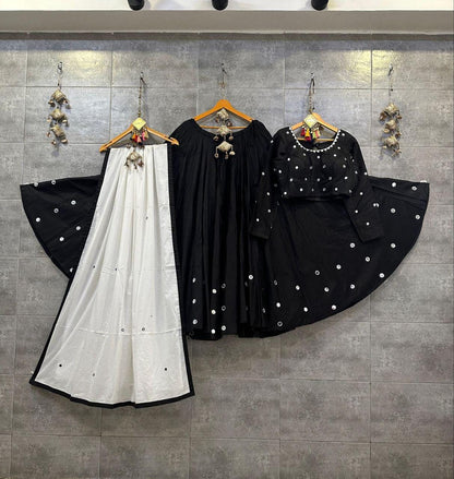 Designer Chaniya Choli for Navratri Patola Lehenga Festival outfit Gamthi Work Garba Night