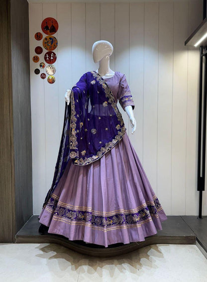 Designer Chaniya Choli for Navratri Patola Lehenga Festival outfit Gamthi Work Garba Night