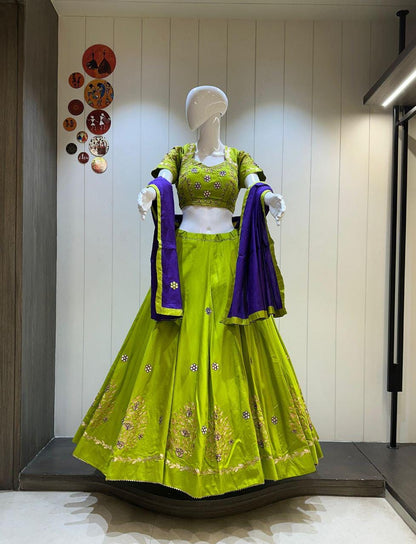 Pure Jaam Cotton Choli For Navratri Patola Lehenga Festival Outfit Gamthi Work Garba Night