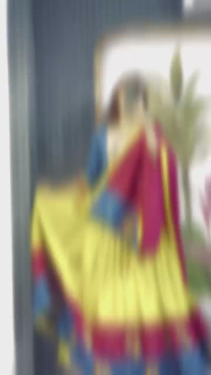 Pure Kutchii Print Fabric Chaniya Choli for Navratri Patola Lehenga Festival outfit Gamthi Work Garba Night